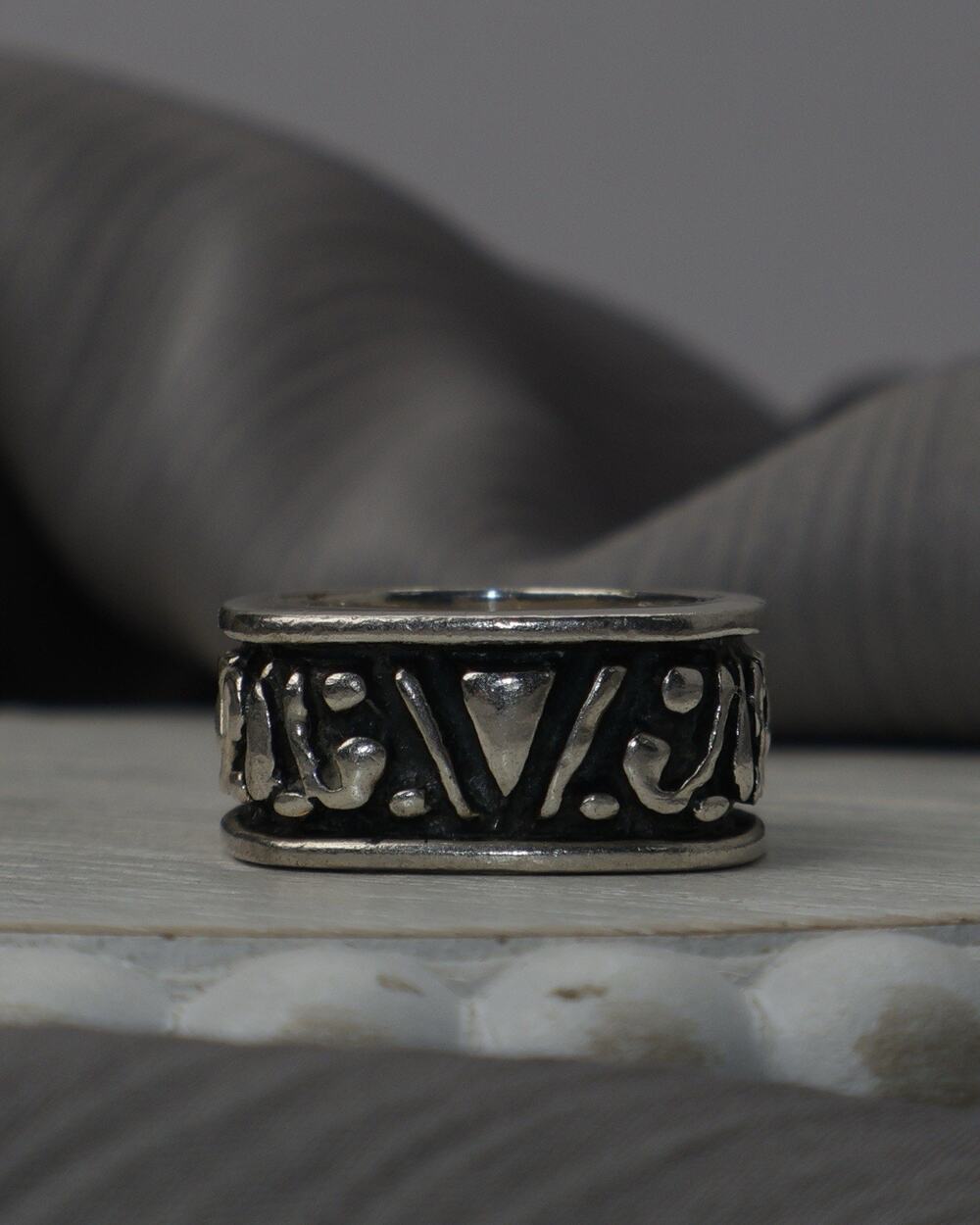 Silpada Sterling Silver Square Band Ring 11.1G / Sz 5 / 9.33mm
